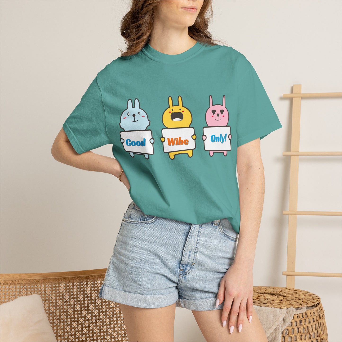 Cute Bunny Graphic T-Shirt