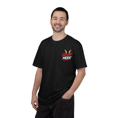 Goat Mode T-Shirt — Streetwear Graphic Tee with Smoking Goat Design