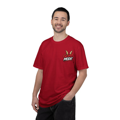 Goat Mode T-Shirt — Streetwear Graphic Tee with Smoking Goat Design