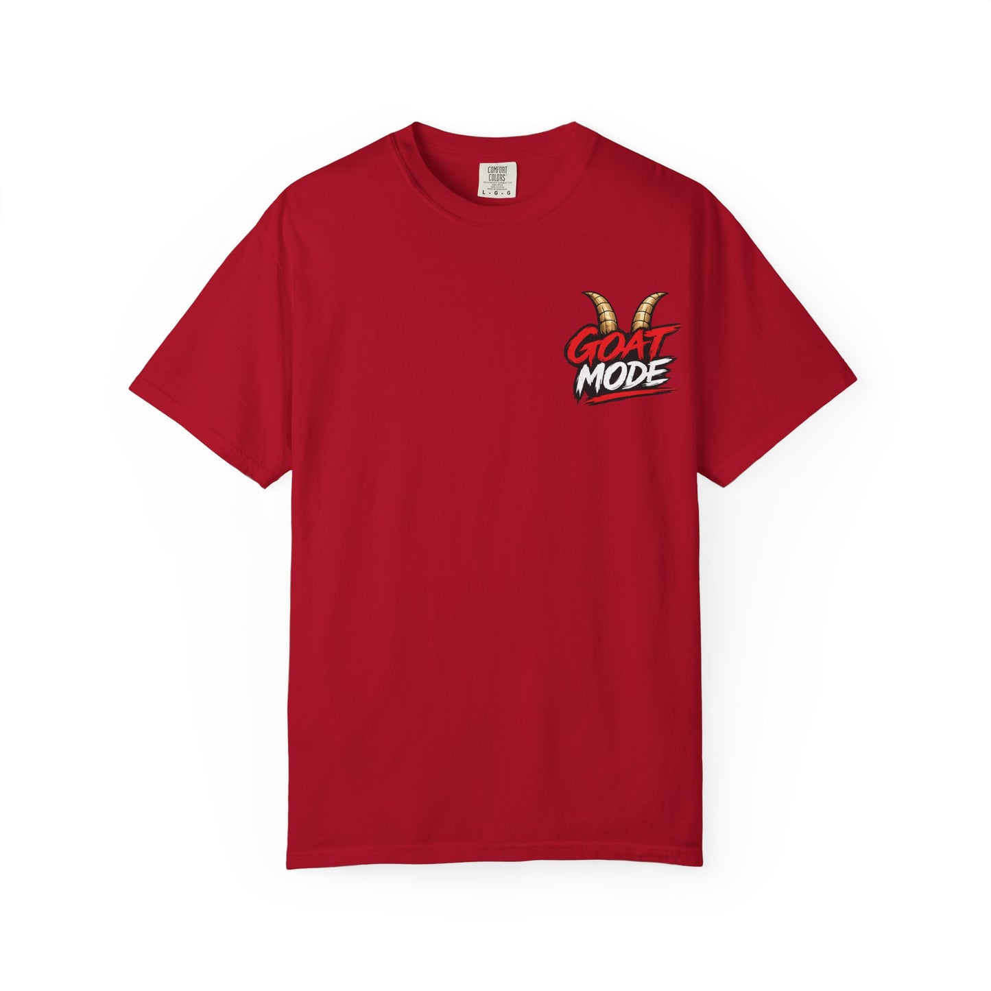 Goat Mode T-Shirt — Streetwear Graphic Tee with Smoking Goat Design