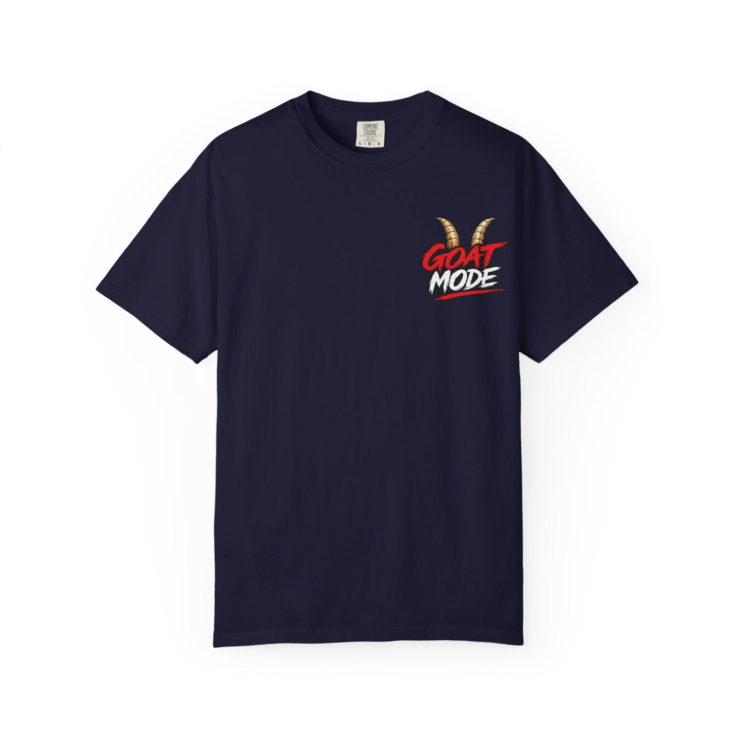 Goat Mode T-Shirt — Streetwear Graphic Tee with Smoking Goat Design