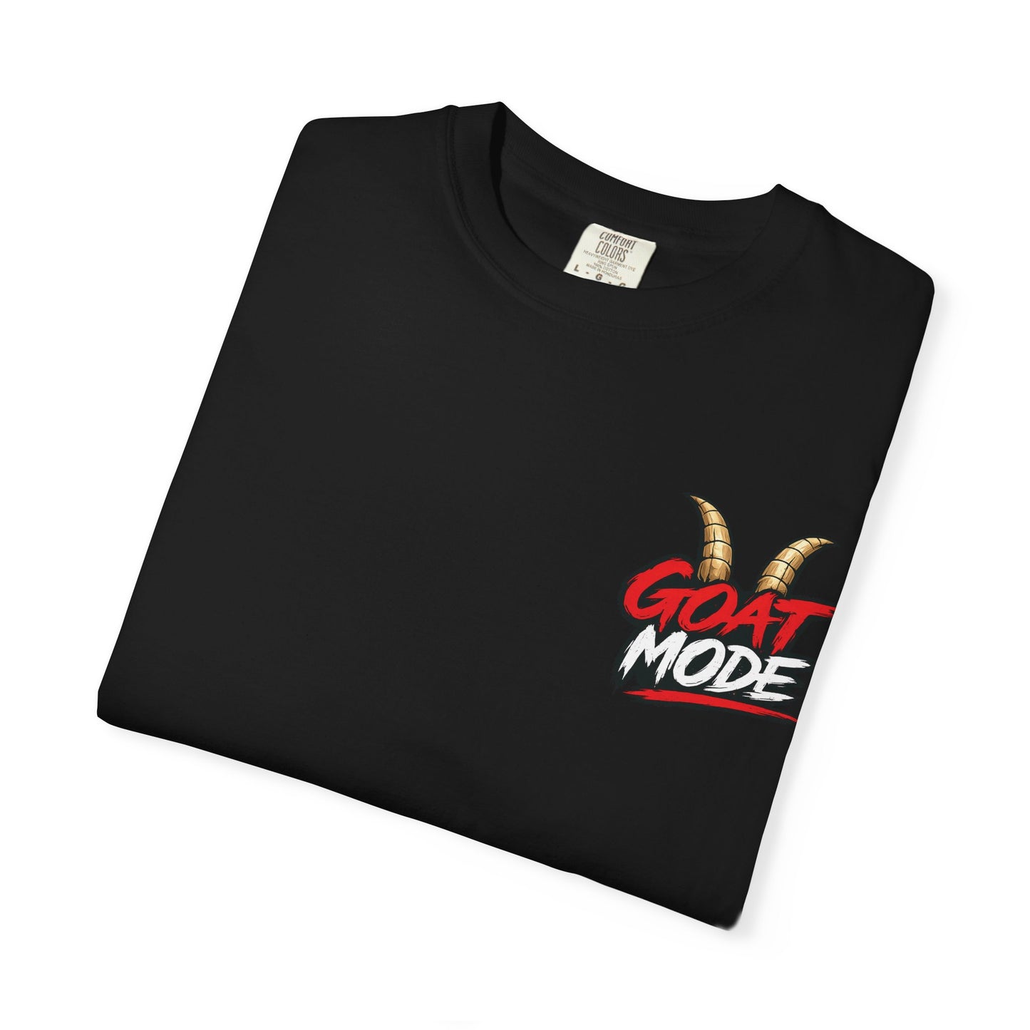 Goat Mode T-Shirt — Streetwear Graphic Tee with Smoking Goat Design