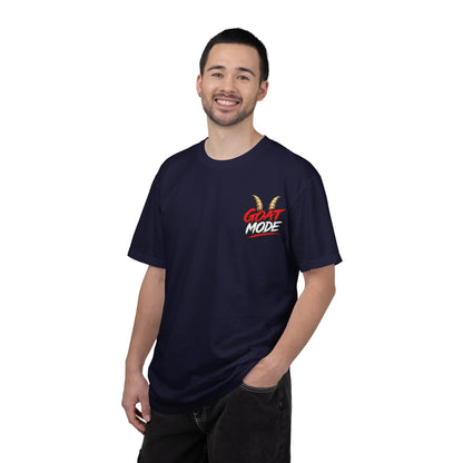 Goat Mode T-Shirt — Streetwear Graphic Tee with Smoking Goat Design