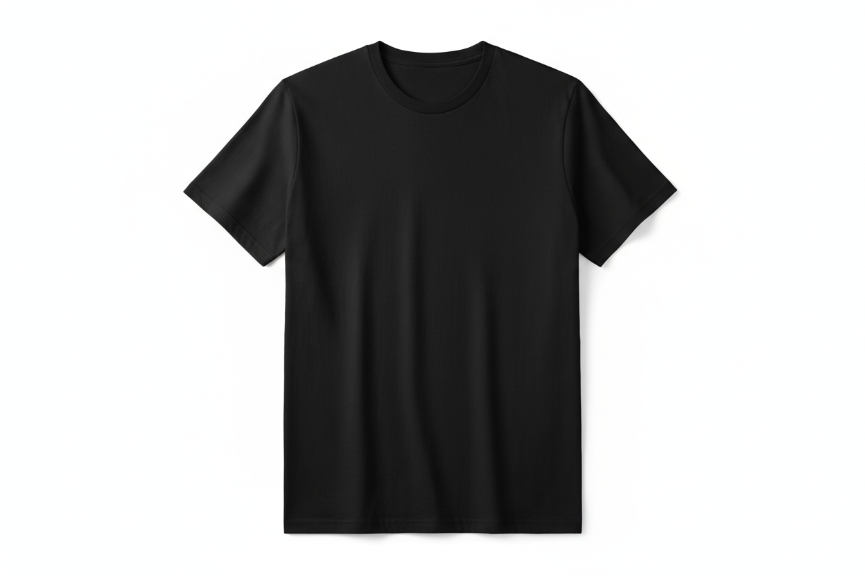 Printed Black Tshirt Men